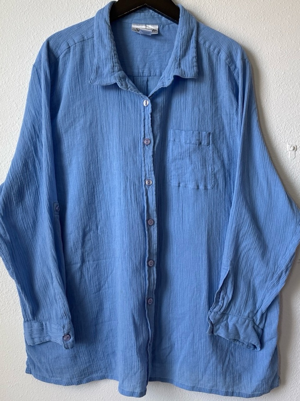 Serengeti Light Blue Cotton Top